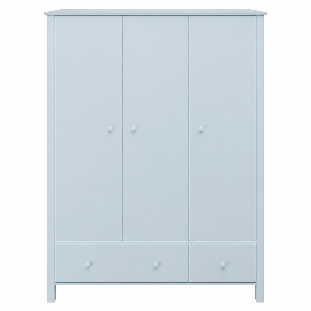 Collect 3 deurs kast licht blauw