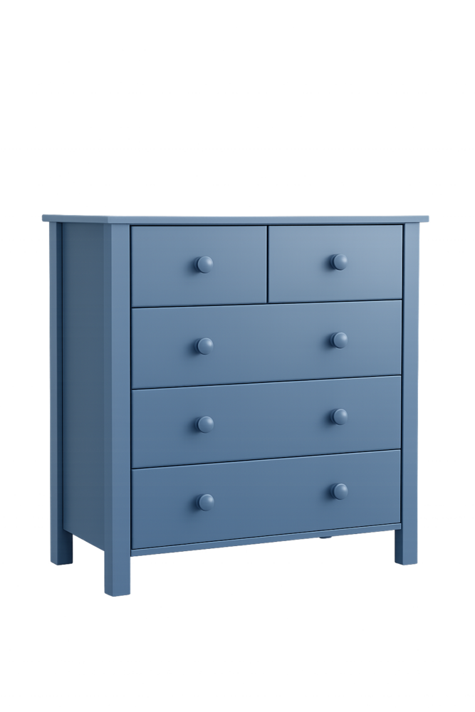 Collet 5 laden commode  blauw