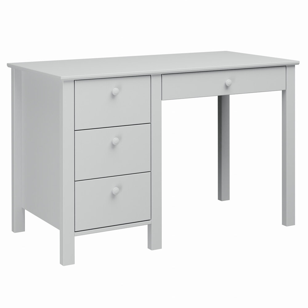Collet bureau 4 laden grijs