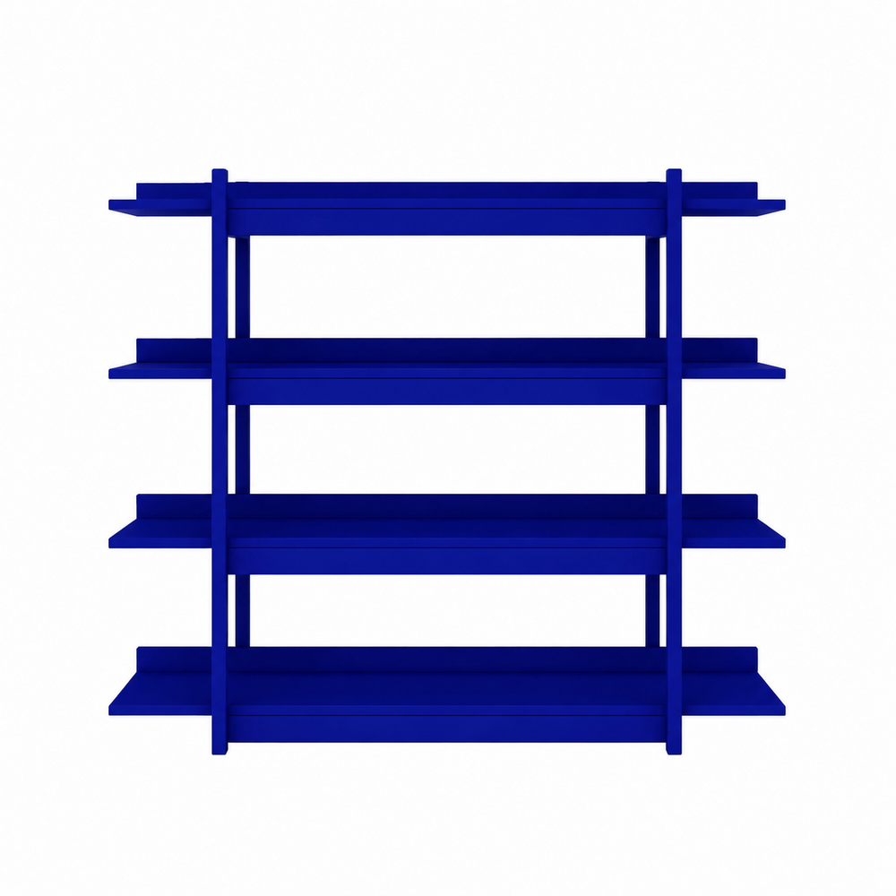 Frame boekenrek diep blauw