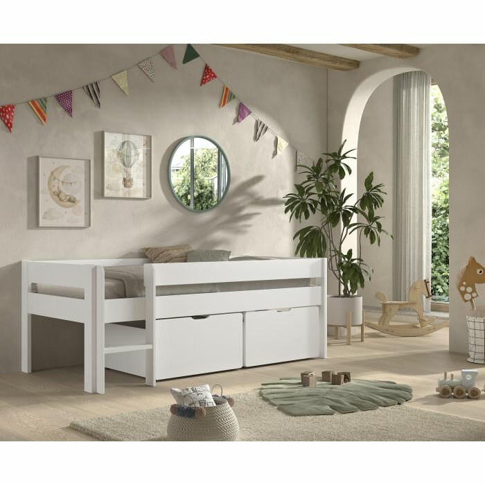 Scandi comapact bed 2 laden 90x200