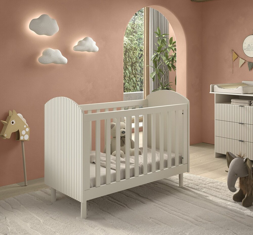 Lux 60x120 baby ledikant clay