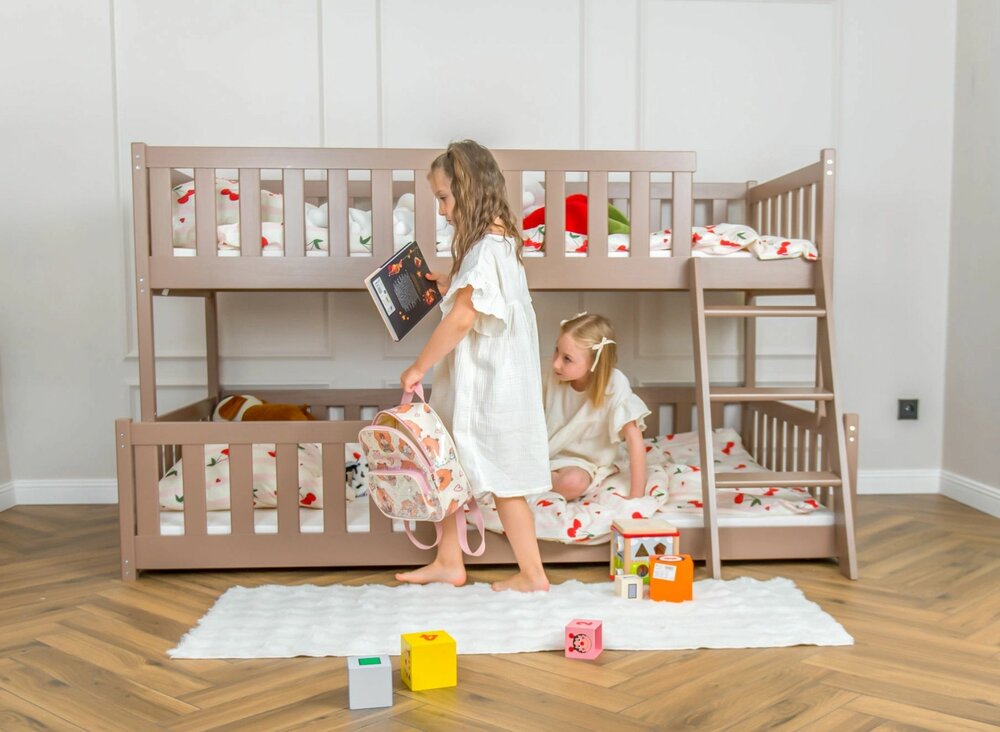 sfeer 2 Neviana bed in melk choco