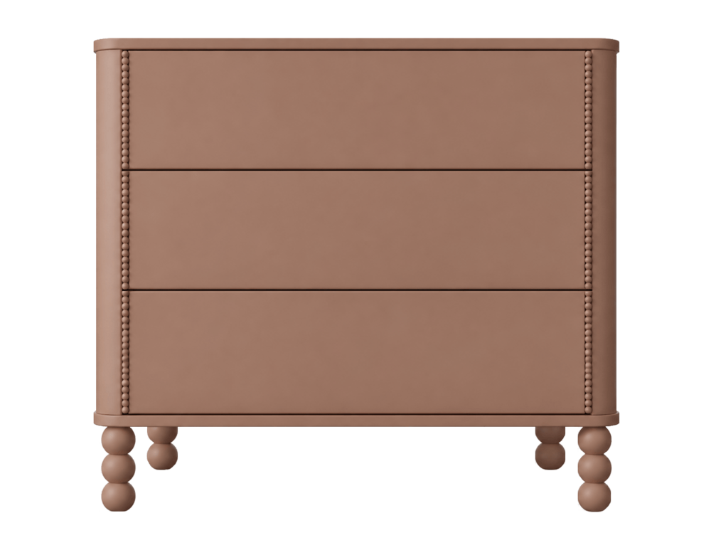 Dot 3 laden commode terracotta
