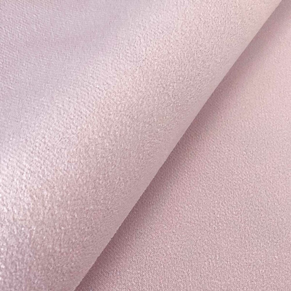 Stof Smooth pink velours / pluche