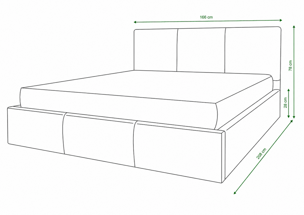 maten merine bed 160x200