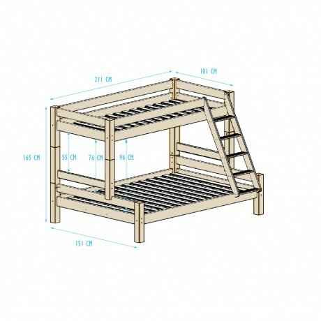 maten triplo bed 140