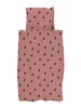 snurk pinecones dusty pink overtrek 140x200