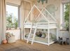 Puglia stapelbedhuisje wit 90x200