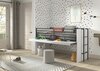 Sam halfhoogslaper met bureau 90x200 wit