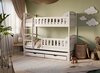 Bari stapelbed wit 90x200 massief grenen