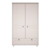 Vintage 2 deurs kast met lade cashmere