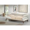 Sezane bedbank 90x200 clay walnoot
