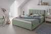 Luna gestoffeerd bed 120x200 groen