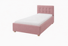 Luna gestoffeerd bed 90x200 oud roze