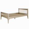 Carmela 120x200 bed grenen sage