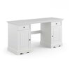 Borenzo bureau grenen wit