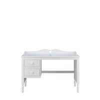 Emma bureau met hartje en 2 laden wit 