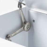 Hoppekids speelgoedkist op wielen wit