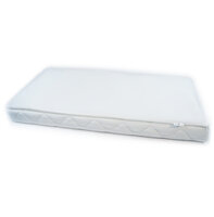 ABZ kleutermatras Witte panter 70x150 HR 30 + airgosafe topper