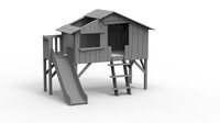 boomhut glijbaan cement grijs