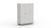 madavin 3 deurs kast pearl grijs