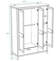 solvita 3 deurs kast inhoud