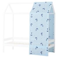 gordijn tbv huisbed 70x160