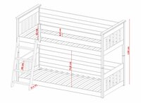 bedmaten Carpino bed 90x200