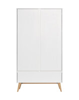 Swing 2-deurs kast met lade wit