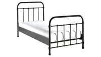 new york metalen bed zwart met matras 