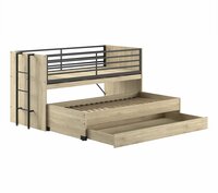 Optie: matrassen 2x 90x200 en bedlade 1x 90x195