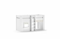 Reno halfhoogslaper met hutwanden 90x200 wit