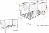 bedmaten Dino meegroei bed 70x140