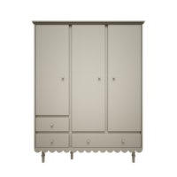 Babushka 3 deurs kast olive