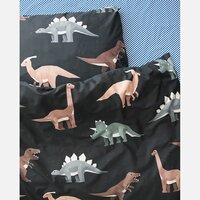 Studio Ditte dekbedovertrek Dinosaurus donker 1 persoons 140x200/220