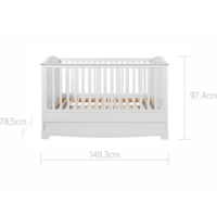 maten ledikant 70x140