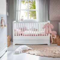 Royal ledikant 70x140 wit  met lade