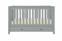 Allpin meegroei ledikant 70x140 grijs