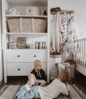 Novelies Allpin boekenkast met laden wit