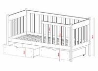 optie 1/2 vaste uitval links of rechts mogelijk