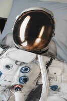 Snurk dekbedovertrek Astronaut grijs 2 persoons 200x200/220