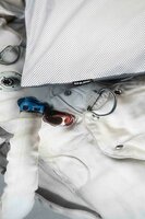 Snurk dekbedovertrek Astronaut grijs 2 persoons 200x200/220