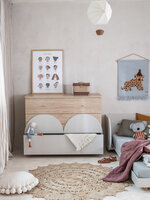 Bloom commode 3 laden eiken cashmere