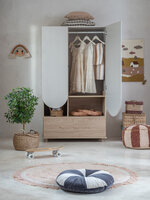 Bloom 2 deurs kast smal eiken cashmere