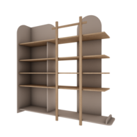 Bloom boekenkast eiken cashmere