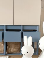 Tweens 2 deurs kast zand zacht blauw