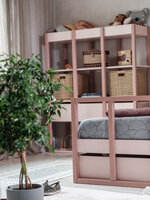 Tweens boekenkast koraal roze