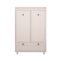 Vintage kast met planken en lade cashmere