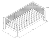 maten olive bedbank 90x200